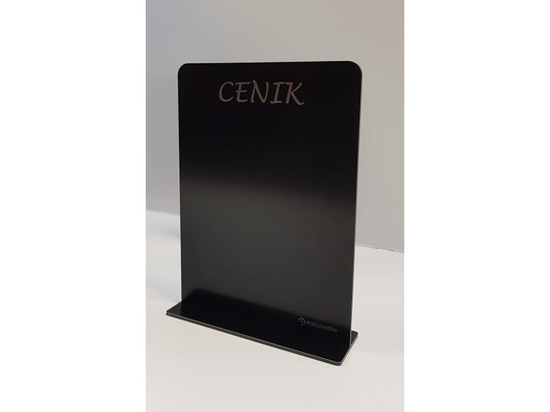 T - stolno stajalište (dvostrano) - srebrno/crno