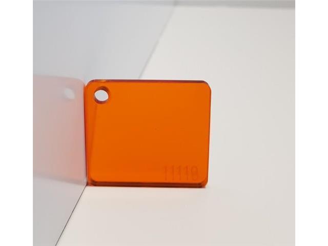 PLEXI GLASS, orange mirror (11110) thickness: 3 mm