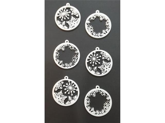 Round ornament (6 pcs)