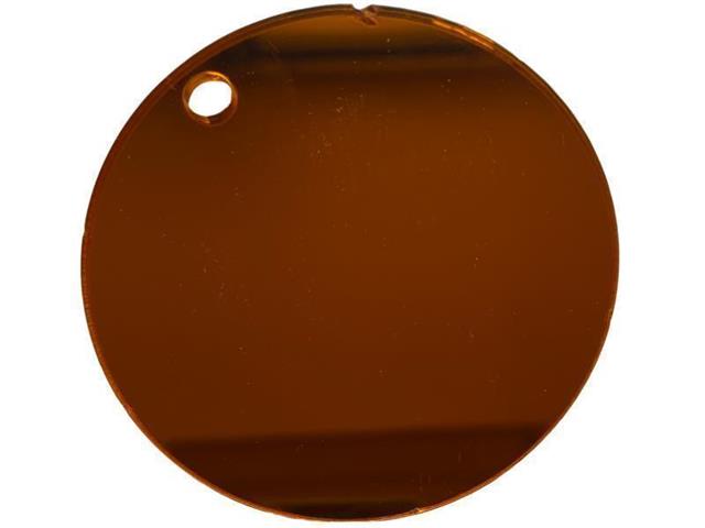 PLEXI GLASS, orange mirror (11110) thickness: 3 mm