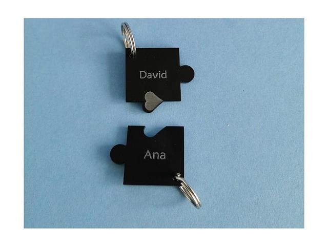 Acrylic pendant - puzzle