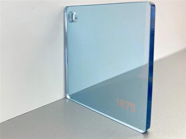 PLEKSI STAKLO, prozirno svijetlo plava 1875, deb: 3 mm