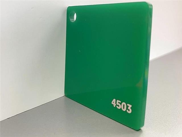 PLEKSIGLAS, tamno zelena 4503, deb: 3 mm