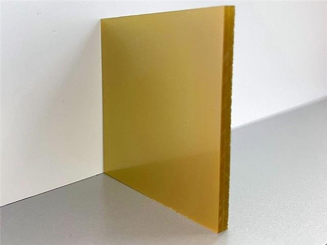 PLEXI GLASS, gold, thickness: 3 mm