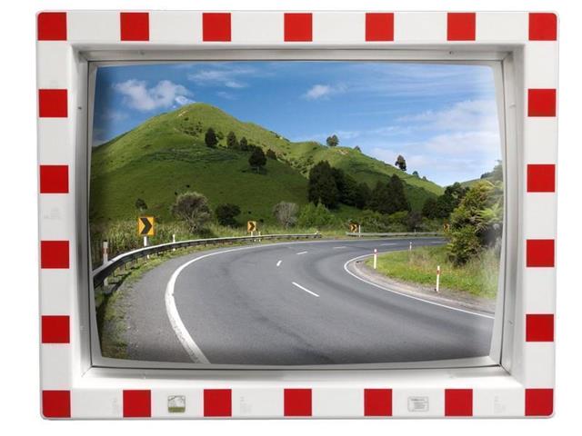 Prometno ogledalo POSplastika - pravokotno - polikarbonat