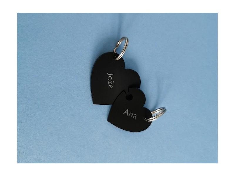 Plexi privjesak - srce