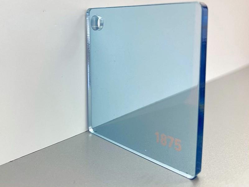 PLEKSI STAKLO, prozirno svijetlo plava 1875, deb: 3 mm