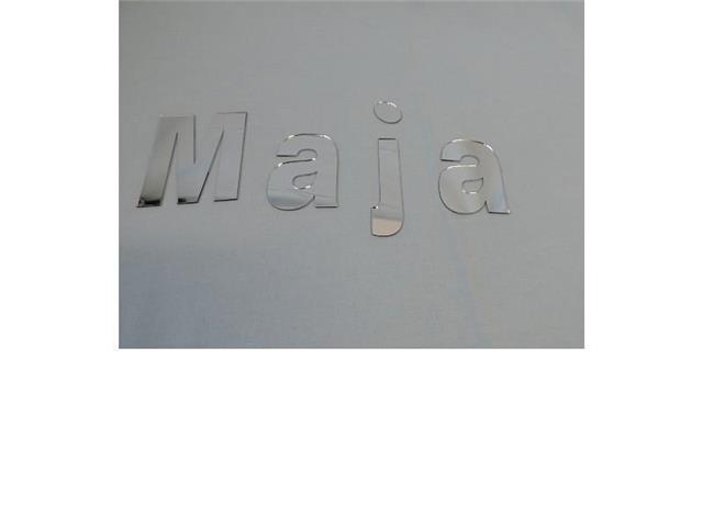 Selbstklebende Buchstaben Plexiglas Spiegel