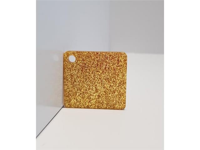 PLEKSIGLAS, zlat sparkle (11372), deb: 3 mm