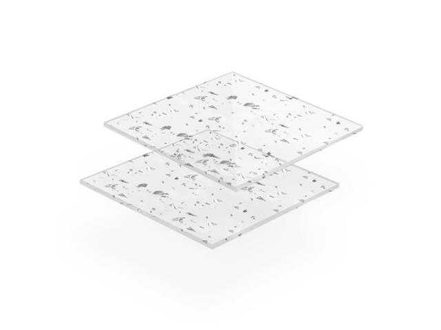 PLEXI GLASS, silver flakes (11375), thickness: 3 mm