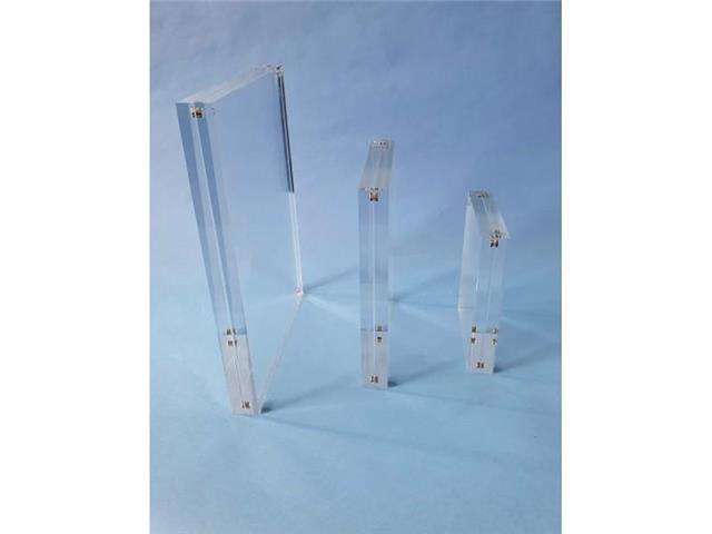 Acrylic freestanding frame with magnets