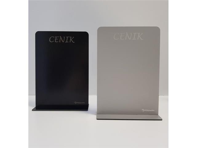 T - stolno stajalište (dvostrano) - srebrno/crno