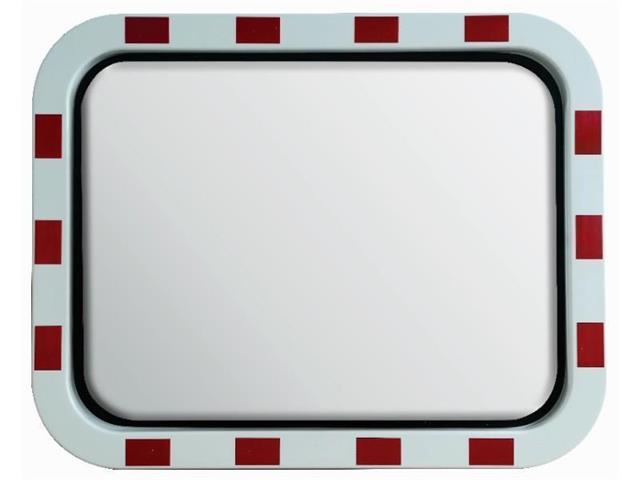 Prometno ogledalo STEELCRAFTS - pravokotno - INOX - brez gela