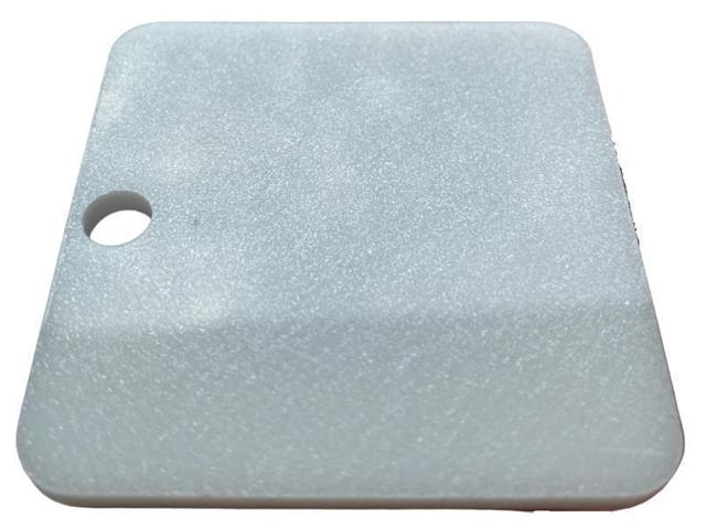 PLEXIGLAS, weiße Iride (11381), Stärke: 3 mm