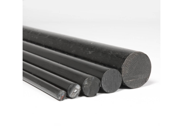 PE - POLYETHYLEN, schwarze Stange, Ø: 60 mm
