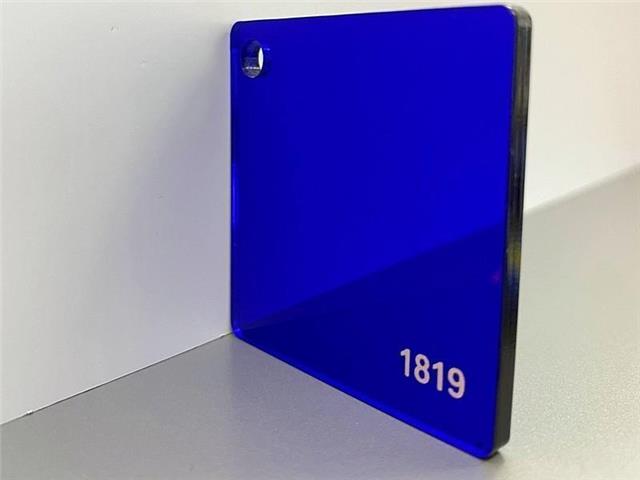 PLEKSI STEKLO, prosojno modra 1819, deb: 3 mm