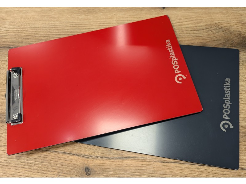 Podloga za pisanje z vpenjalno sponko (rdeča)