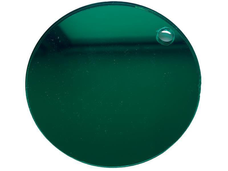 PLEKSI STEKLO, zelena mirror (11107)  deb: 3 mm