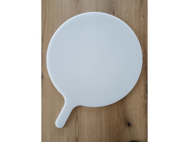 Pizza tray, white, thickness: 10 mm
