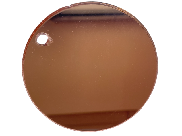 PLEXI GLASS, rose gold (11109) thickness: 3 mm