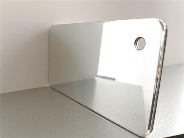 Aluminijasta kompozitna plošča, 3mm, mirror - ogledalo / bela mat