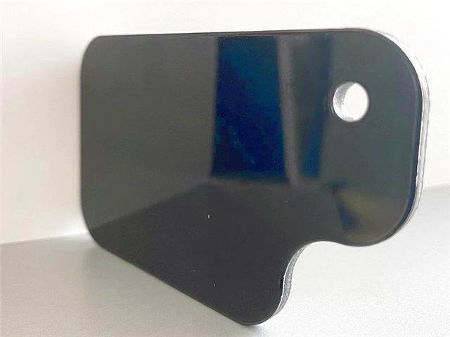 Aluminijasta kompozitna plošča, 3mm, črna mat / črna sijaj