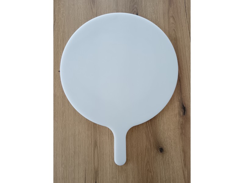 Pizza tray, white, thickness: 10 mm