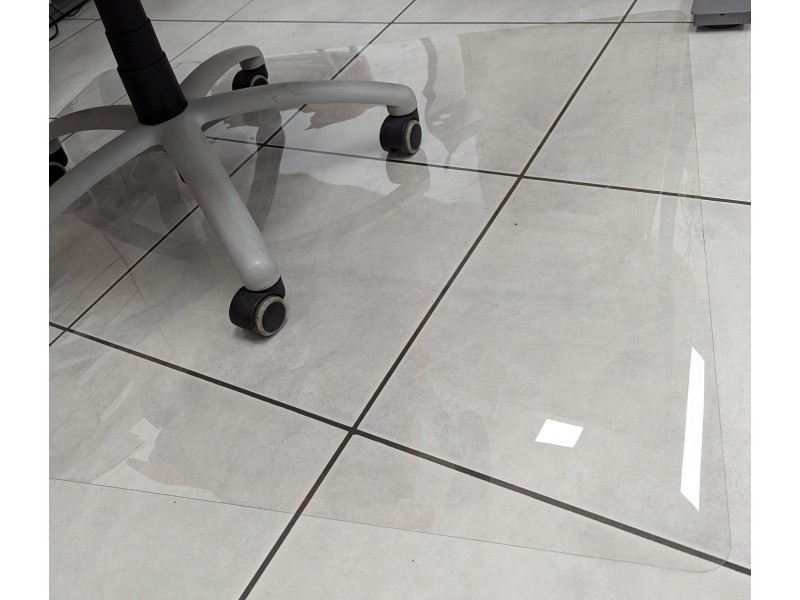 Chair mat for floor protection (thickness: 0.5 mm)
